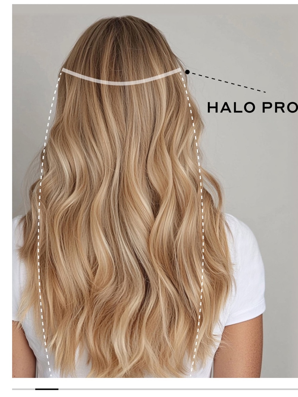 Bellami HALO PRO EXTENSIONS KIT, ASH BRONDE #21/60/16 HIGHLIGHT